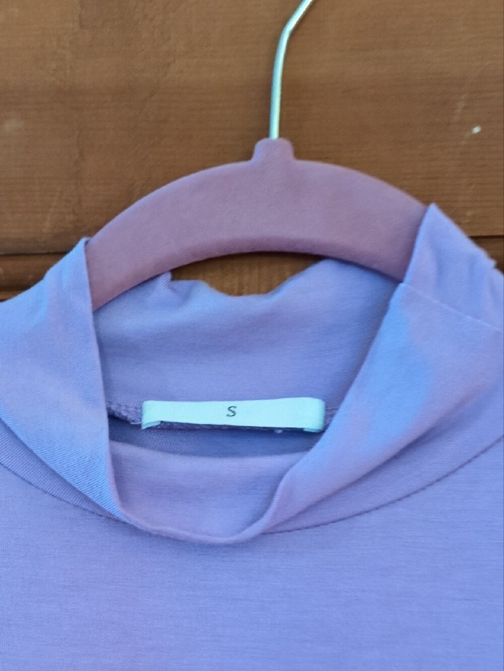 Mangdiup Sleeveless Mock Neck Tank Top Rayon Blend Lavender Size Small - Picture 6 of 9